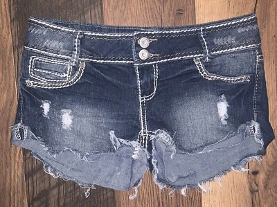 Pantalones cortos de mezclilla Rue 21 talla 1/2 Foto 1 de 4