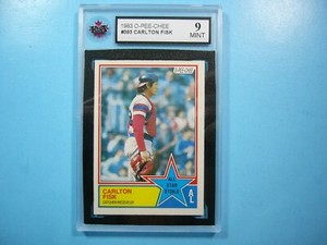 1983 O-PEE-CHEE MLB BASEBALL CARD #384 STEVE CARLTON ALL STAR KSA 9 MINT '83 OPC