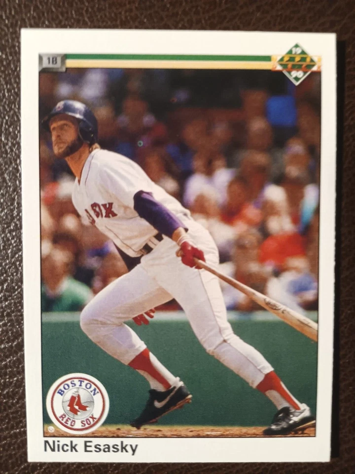 NICK ESASKY BOSTON RED SOX 1990 UPPER DECK BASEBALL CARD #463 - Image 1 of 1