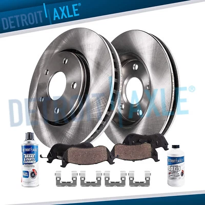 Front Disc Brake Rotors Ceramic Brake Pads for Subaru Forester Legacy Outback - Image 1 of 4