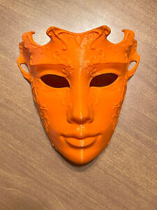 3d printed orange Venetian mask