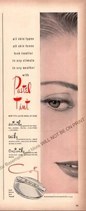 Coty Pastel Tint Lipstick Print Ad Ephemera Wall Art Decor Vintage 1948 - Picture 1 of 1