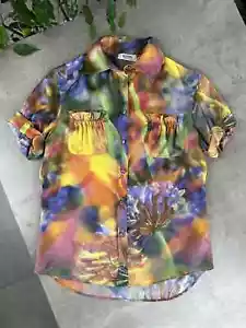 Moschino Beautiful Silk Blouse Women`s Size 40 - Picture 1 of 11