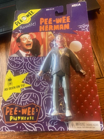 Pee-Wee Herman Poseable 1988 Matchbox Vintage NEW Action Figure Cover