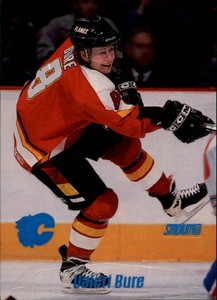 1999-00 Stadium Club Calgary Flames Hockey Card #142 Valeri Bure