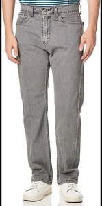 Levi's Men's 505 Regular Fit Jeans Grey Buzz 42W x 30L Levi Strauss Pants - Picture 1 of 8