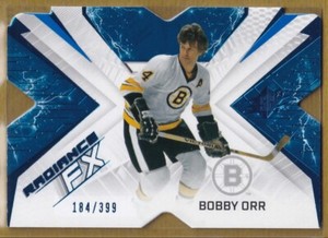 2022-23 SPx Radiance FX Red #RFX Blue #RFX10 Bobby Orr /399 - Boston Bruins