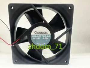 1PC SUNON KD2412PTB2-6A 24V 4.8W 12CM 12025 Inverter cooling fan - Picture 1 of 3