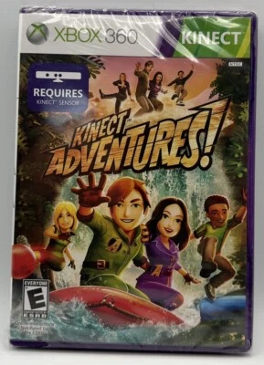 Kinect Adventures Xbox 360 Kinect  Microsoft Free Shipping New Sealed 2010 - Image 1 of 3