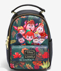 Mini sac à dos Loungefly Disney Peter Pan Tinkerbell garçons perdus Chibi jungle NEUF !
