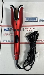 CHI Spin N Curl Ceramic Rotating Hair Curler 1" Ruby Red -SAME DAY SHIP-WARRANTY - Picture 1 of 6