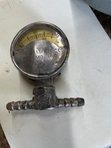 Antique US Guage Co Kokomo Electric pressure guage rare - Picture 1 of 3