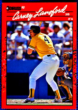 1990 Donruss Baseball #95 Carney Lansford (Oakland Athletics) .....S00195