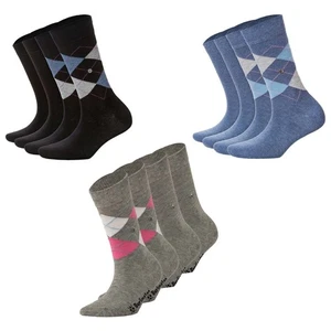 Burlington Women's Socks Everyday Mix 4er Pack - Diamond And Uni ,One Size, 36-4 - Picture 1 of 7