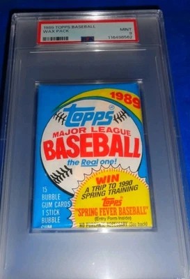 1989 Topps Baseball Wax Pack PSA 9 MINT! - Image 1 of 4