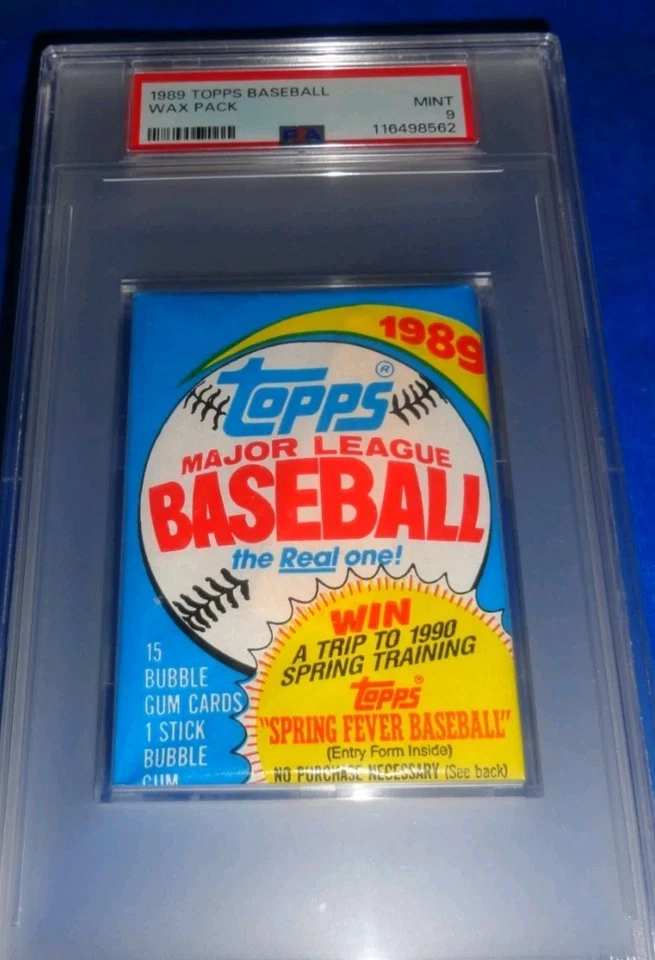 2-Packs TOPPS 1989 Major League Baseball The Real One (15-Card 1-Stick Gum)