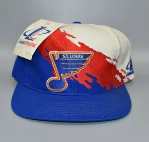 St. Louis Blues Vintage Logo Athletic Splash Wool Snapback Cap Hat - NWT - Picture 1 of 9