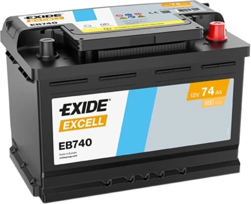 Exide EB740 Excell 74Ah Autobatterie 574 012 068 - Bild 1 von 1