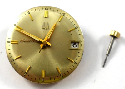 Lote de movimiento reloj pulsera Accutron Tuning Fork 218D vintage.wb Foto 1 de 3