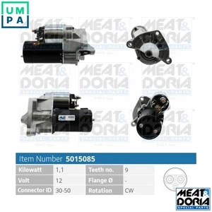 STARTER 5015085 FOR PEUGEOT PARTNER/Box/Body/MPV/Van/FURGON/ESCAPADE/URBANA 1.4L - Picture 1 of 9