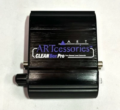 ART CLEANBox Pro Bundle | Dual Channel Level Converter w/ 2 XLR Cables - Image 1 of 4