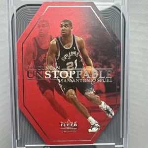 2001-2002 Fleer Genuine Tim Duncan Unstoppable Insert - Picture 1 of 4