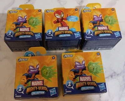 Marvel Avengers Mighty Verse Collection Figures Series 2 Lot Of 5 New Unopened - Image 1 of 4