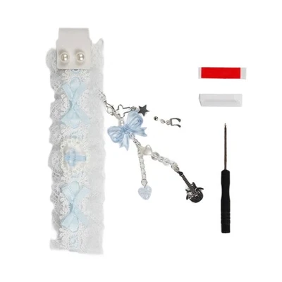 Decorative Lace Keyboard Lanyard Adhesive Keyboard Straps Ergonomically Design - Image 1 of 4