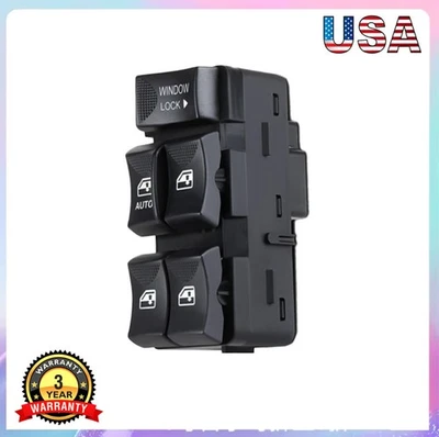 Interruptor de ventana eléctrica del lado del conductor para Chevrolet Impala 2002 2003 2004 2005 3,4 L V6 Foto 1 de 4