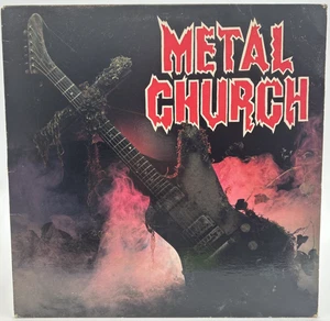 METAL CHURCH self-titled LP 1984 Ground Zero Records – GZ002 Blue Label 1st - Picture 1 of 5