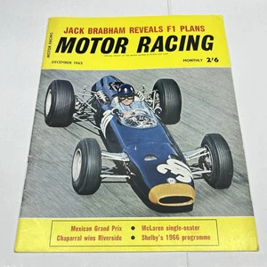 Motor Racing Magazine January 1966 Alfa Romeo TZ Shelby Cobra Mustang GT - Picture 1 of 2