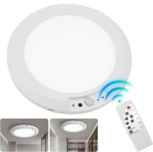 Rechargeable Motion Sensor Light - 8.6inch with Remote 6500K Wireless Ceiling - Picture 1 of 7
