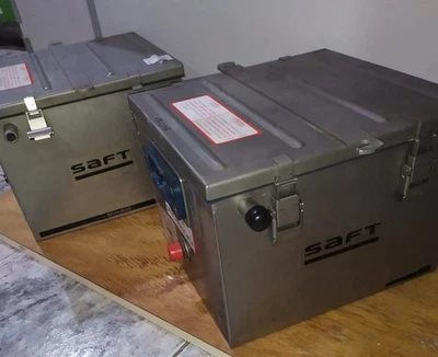 Batería de avión SAFT 24V níquel-cadmio - Usada, sin probar, para piezas Foto 1 de 2