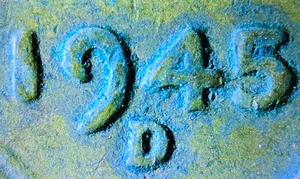 1945 D Lincoln Wheat Cent DDO 010 1DO-003 VF Mint Error Penny Type Free Ship! - Picture 1 of 12
