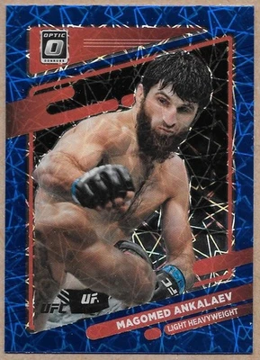 Magomed Ankalaev UFC 2022 Donruss Optic Blue Velocity Prizm #10 - Image 1 of 2