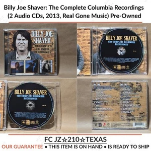 Billy Joe Shaver: The Complete Columbia Recordings (2 Audio CD, 2013) Pre-Owned - Picture 1 of 11