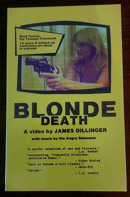 Blonde Death (1984) VHS Degausser Video Vinegar Syndrome Bleeding Skull OOP NEW! - Image 1 of 4