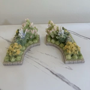 Seraphim Classic Garden Of Angels FLOWER BEDS 2pc 1999 Collectors Item #81834 - Picture 1 of 15