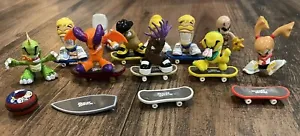 Lot Of Tech Deck Dudes (11 Figures + 8 Boards) (Draco, Booger, Etc.) - Picture 1 of 5