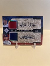 Dual Materials Authentic Patch Aramis Ramirez/Hank Blalock Upper Deck 2005 2/5