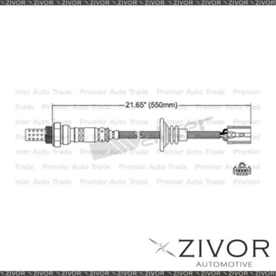 WALKER Pre-Catalytic Oxygen Sensor For Mitsubishi Galant 2.0 6A12 6 Cyl #EGO-356 - image 1 of 2