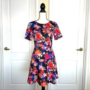 CeCe Floral Autumn Colored A-Line Dress in Size 0 - Picture 1 of 10