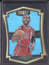 Chris Paul 2015-16 Panini Select Premier Light Blue Die Cut 80/199