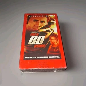 GONE IN 60 SECONDS VHS TAPE New/Sealed 2000 Nicolas Cage Angelina Jolie - Picture 1 of 2