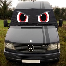 Blackout Blind Screen Cover VW LT Mercedes Sprinter Wrap Eyes 1995–2006