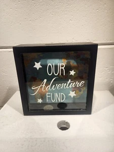 Our Adventure Fund, Couples Gift, Savings Bank Money, Coin Bank, Piggy Bank, NEW - Picture 1 of 3