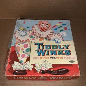 Vintage 1958 Whitman Tiddly Winks Clown Game With Box - Picture 1 of 10