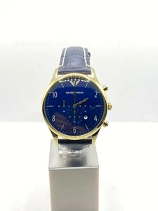 HERRENUHR EMPORIO ARMANI STAHL VERGOLDET UND LEDER AR1862 NEU!! -20% OFF - Bild 1 von 7