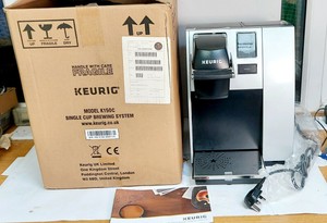 Keurig K150P plumb-in commercial pod coffee capsule machine boxed