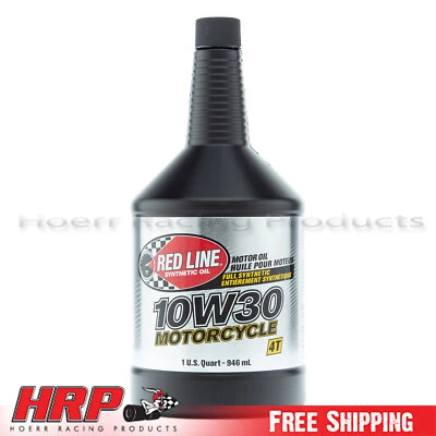 Aceite sintético para moto Red Line 42304 10W30 - 4 cuartos Foto 1 de 3